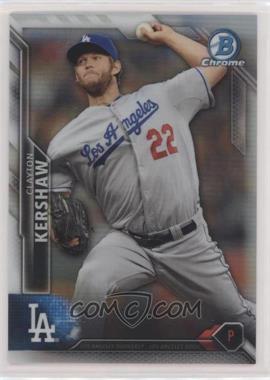 2016 Bowman Chrome - [Base] - Refractor #50 - Clayton Kershaw /499