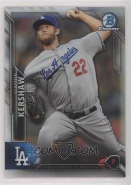 2016 Bowman Chrome - [Base] - Refractor #50 - Clayton Kershaw /499