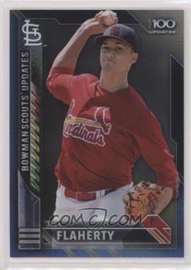 2016 Bowman Chrome - Bowman Scout's Top 100 Updates - Blue Refractor #BSU-JF - Jack Flaherty /150