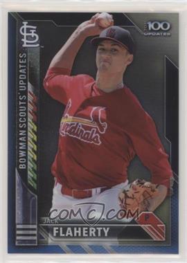 2016 Bowman Chrome - Bowman Scout's Top 100 Updates - Blue Refractor #BSU-JF - Jack Flaherty /150