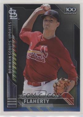 2016 Bowman Chrome - Bowman Scout's Top 100 Updates - Blue Refractor #BSU-JF - Jack Flaherty /150