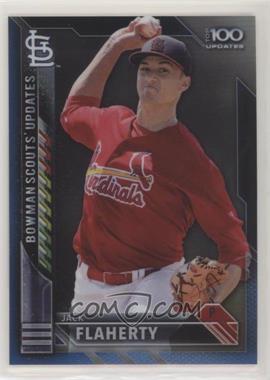 2016 Bowman Chrome - Bowman Scout's Top 100 Updates - Blue Refractor #BSU-JF - Jack Flaherty /150