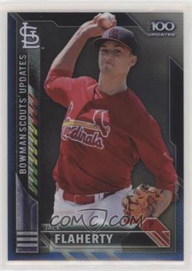 2016 Bowman Chrome - Bowman Scout's Top 100 Updates - Blue Refractor #BSU-JF - Jack Flaherty /150