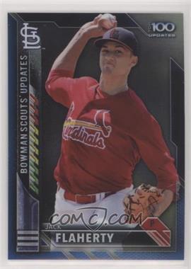 2016 Bowman Chrome - Bowman Scout's Top 100 Updates - Blue Refractor #BSU-JF - Jack Flaherty /150