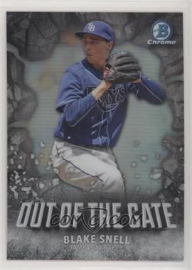 2016 Bowman Chrome - Out of the Gate #OOG-10 - Blake Snell