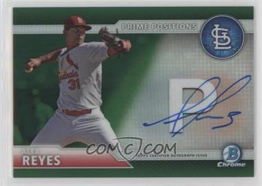 2016 Bowman Chrome - Prime Position Autographs - Green Refractor #PPA-ARE - Alex Reyes /99