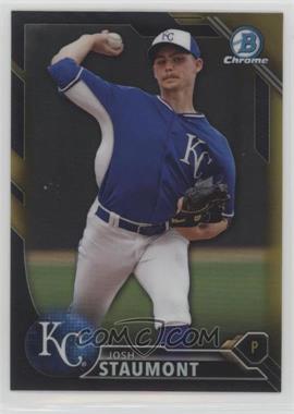 2016 Bowman Chrome - Prospects - Black & Gold Refractor #BCP159 - Josh Staumont