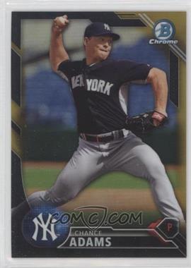 2016 Bowman Chrome - Prospects - Black & Gold Refractor #BCP192 - Chance Adams