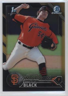 2016 Bowman Chrome - Prospects - Black & Gold Refractor #BCP215 - Ray Black