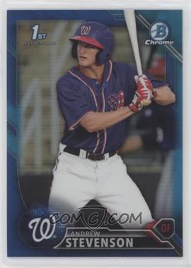 2016 Bowman Chrome - Prospects - Blue Refractor #BCP180 - Andrew Stevenson /150