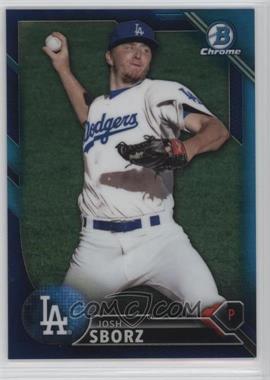 2016 Bowman Chrome - Prospects - Blue Refractor #BCP209 - Josh Sborz /150