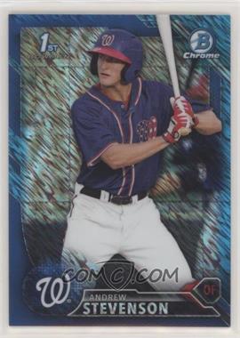 2016 Bowman Chrome - Prospects - Blue Shimmer Refractor #BCP180 - Andrew Stevenson