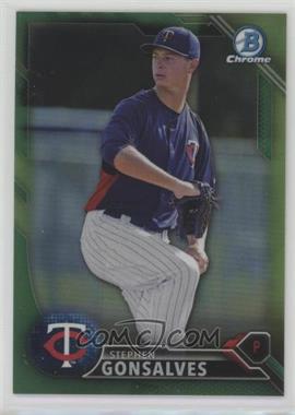 2016 Bowman Chrome - Prospects - Green Refractor #BCP230 - Stephen Gonsalves /99