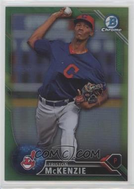 2016 Bowman Chrome - Prospects - Green Refractor #BCP249 - Triston McKenzie /99