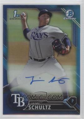 2016 Bowman Chrome - Prospects Autographs - Blue Refractor #BCAP-JS - Jaime Schultz /150