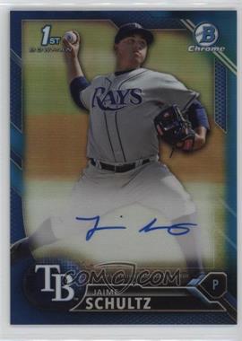 2016 Bowman Chrome - Prospects Autographs - Blue Refractor #BCAP-JS - Jaime Schultz /150