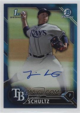 2016 Bowman Chrome - Prospects Autographs - Blue Refractor #BCAP-JS - Jaime Schultz /150