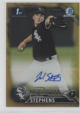 2016 Bowman Chrome - Prospects Autographs - Gold Refractor #BCAP-JOS - Jordan Stephens /50