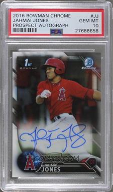 2016 Bowman Chrome - Prospects Autographs #BCAP-JJ - Jahmai Jones [PSA 10 GEM MT]