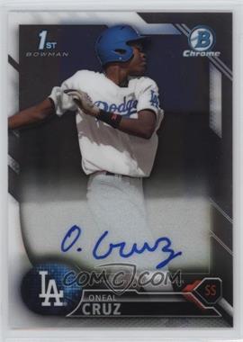 2016 Bowman Chrome - Prospects Autographs #BCAP-OC - Oneal Cruz