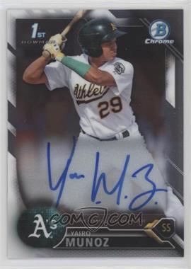 2016 Bowman Chrome - Prospects Autographs #CPA-YMU - Yairo Munoz