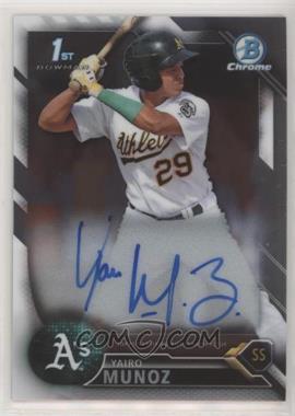 2016 Bowman Chrome - Prospects Autographs #CPA-YMU - Yairo Munoz