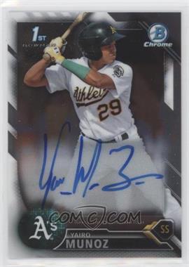 2016 Bowman Chrome - Prospects Autographs #CPA-YMU - Yairo Munoz