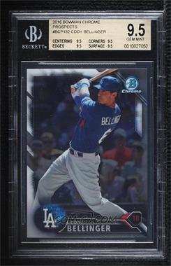 2016 Bowman Chrome - Prospects #BCP182 - Cody Bellinger [BGS 9.5 GEM MINT]