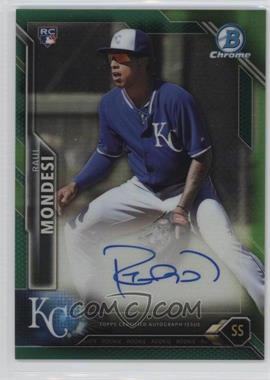 2016 Bowman Chrome - Rookie Autographs - Green Refractor #BCAR-RM - Raul Mondesi /99