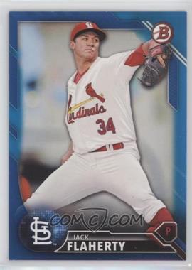 2016 Bowman Draft - [Base] - Blue #BD-192 - Top Prospects - Jack Flaherty /150