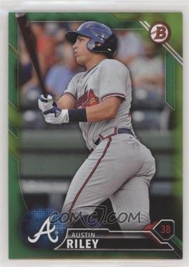 2016 Bowman Draft - [Base] - Green #BD-165 - Top Prospects - Austin Riley /99