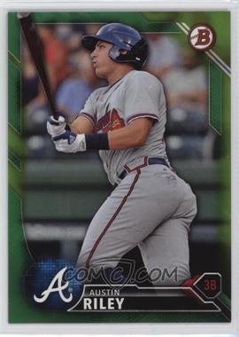 2016 Bowman Draft - [Base] - Green #BD-165 - Top Prospects - Austin Riley /99