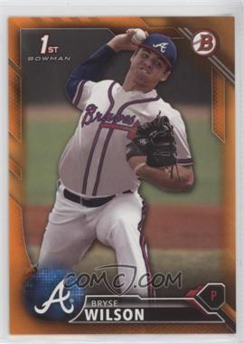 2016 Bowman Draft - [Base] - Orange #BD-111 - Draft Picks - Bryse Wilson /25