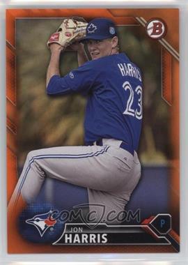 2016 Bowman Draft - [Base] - Orange #BD-188 - Top Prospects - Jon Harris /25