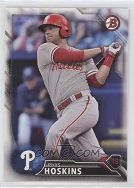 2016 Bowman Draft - [Base] #BD-186 - Top Prospects - Rhys Hoskins