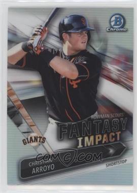 2016 Bowman Draft - Bowman Scouts Fantasy Impact #BSI-CA - Christian Arroyo