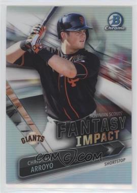 2016 Bowman Draft - Bowman Scouts Fantasy Impact #BSI-CA - Christian Arroyo