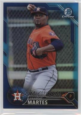 2016 Bowman Draft - Chrome - Blue Refractor #BDC-145 - Top Prospects - Francis Martes /150