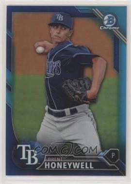 2016 Bowman Draft - Chrome - Blue Refractor #BDC-184 - Top Prospects - Brent Honeywell /150