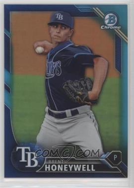 2016 Bowman Draft - Chrome - Blue Refractor #BDC-184 - Top Prospects - Brent Honeywell /150