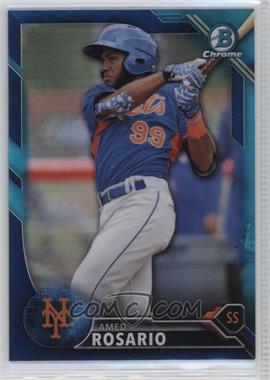 2016 Bowman Draft - Chrome - Blue Refractor #BDC-190 - Top Prospects - Amed Rosario /150