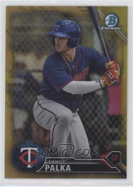 2016 Bowman Draft - Chrome - Gold Refractor #BDC-129 - Top Prospects - Daniel Palka /50