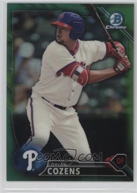 2016 Bowman Draft - Chrome - Green Refractor #BDC-187 - Top Prospects - Dylan Cozens /99