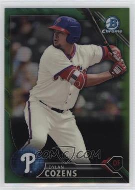 2016 Bowman Draft - Chrome - Green Refractor #BDC-187 - Top Prospects - Dylan Cozens /99