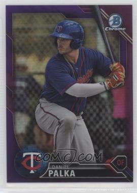 2016 Bowman Draft - Chrome - Purple Refractor #BDC-129 - Top Prospects - Daniel Palka /250