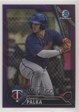 2016 Bowman Draft - Chrome - Purple Refractor #BDC-129 - Top Prospects - Daniel Palka /250