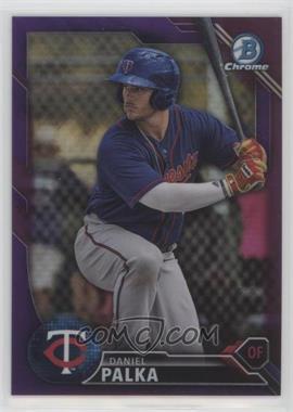 2016 Bowman Draft - Chrome - Purple Refractor #BDC-129 - Top Prospects - Daniel Palka /250