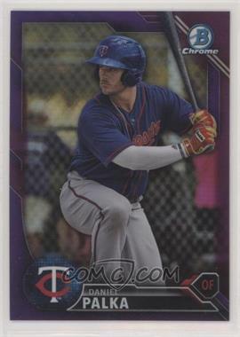 2016 Bowman Draft - Chrome - Purple Refractor #BDC-129 - Top Prospects - Daniel Palka /250