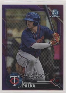 2016 Bowman Draft - Chrome - Purple Refractor #BDC-129 - Top Prospects - Daniel Palka /250