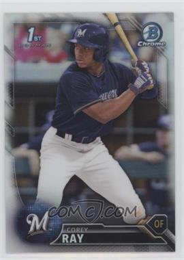 2016 Bowman Draft - Chrome - Refractor #BDC-100 - Draft Picks - Corey Ray